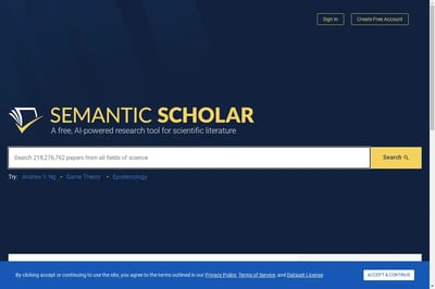 Semantic Scholar | KI-basiertes Forschungswerkzeug preview